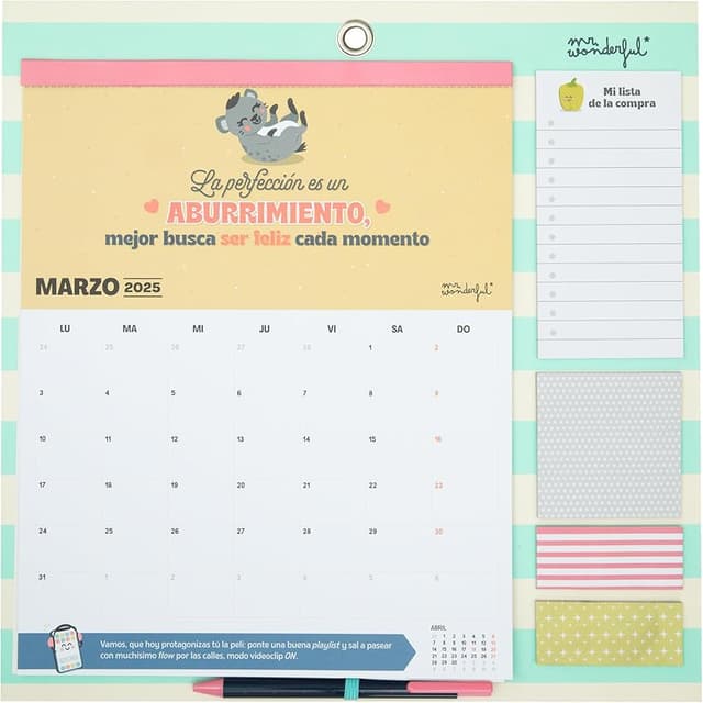 Thumbnail 5 de Mr. Wonderful Calendario pared Rasca‑Rasca 2025 📅