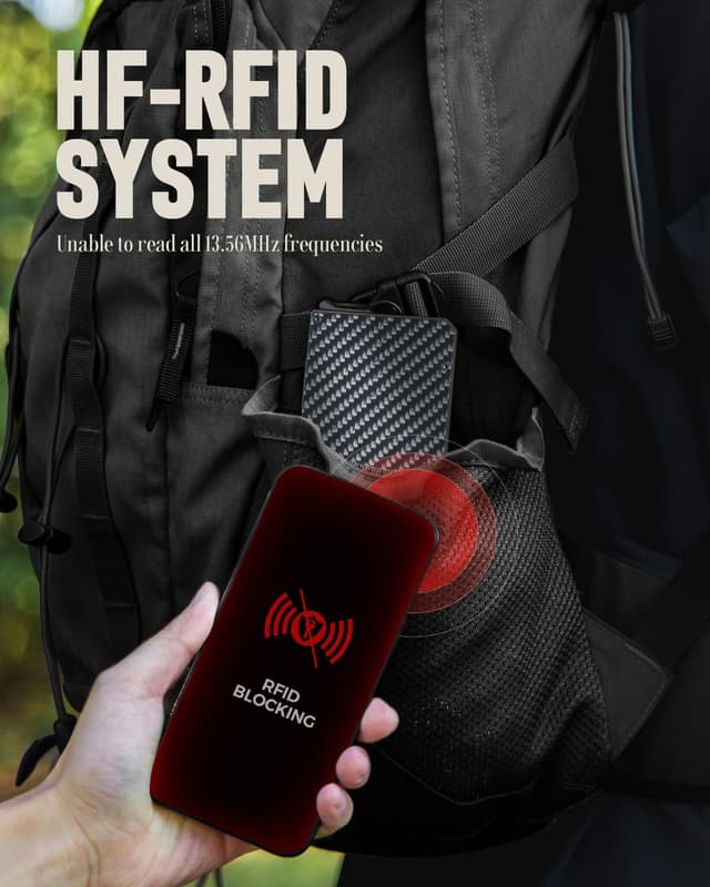 Thumbnail 5 de MYSHION Metal Wallet RFID blocker 6-card 🧾