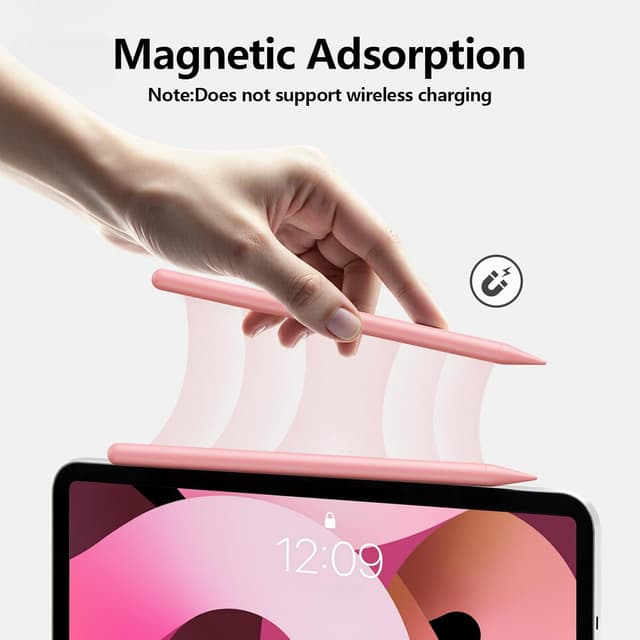 Detalle 2 de Stylus Pen for iPad 2X Fast Charge, Compatible 2018–2025 ✏