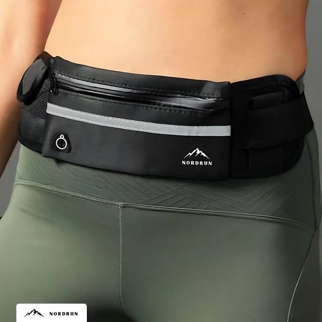 Detalle de Nordrun® Ceinture Running imperméable pour homme et femme avec porte-téléphone