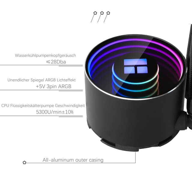 Thumbnail 2 de TR-Thermalright Frozen Notte 360 ARGB V2 360mm