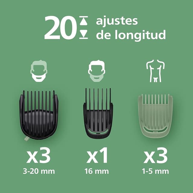 Thumbnail 2 de Philips MG5952/30 Recortadora 12 en 1, 20 longitudes 🧔🏻