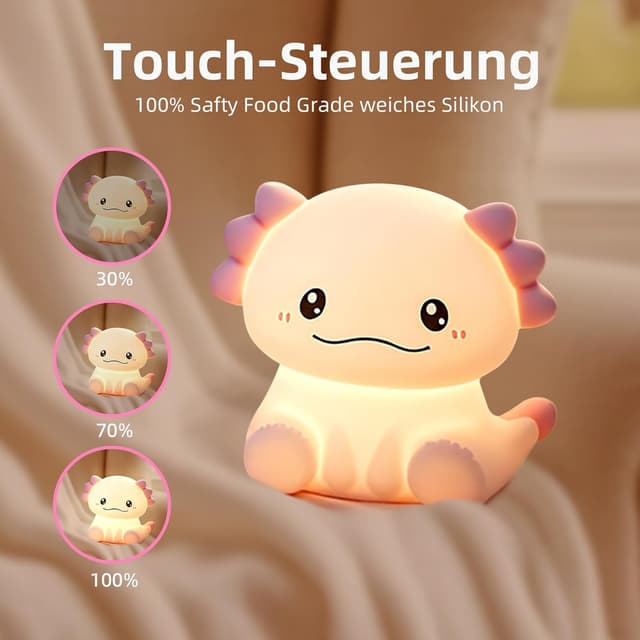 Thumbnail 4 de JVURICE Axolotl Nachtlicht 1200mAh