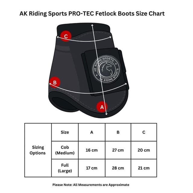 Detalle 1 de Horse fetlock boots 1 pair, AK Pro-Tec