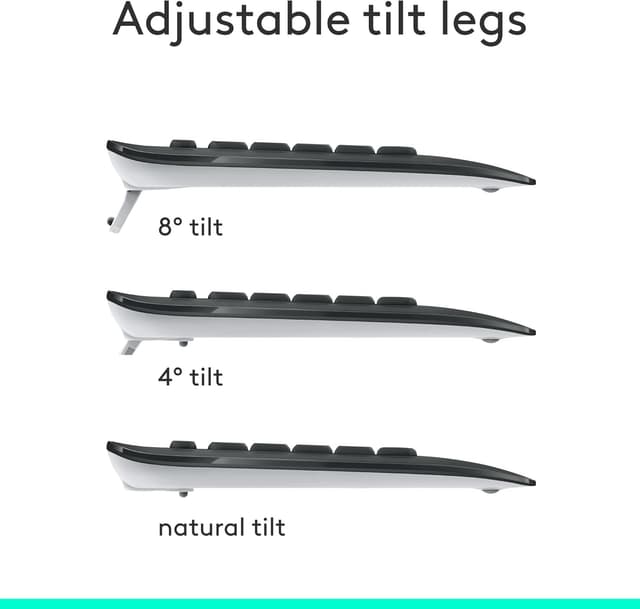 Detalle de Logitech MK540 Advanced Wireless Keyboard and Mouse Combo (QWERTY UK) with Unifying receiver