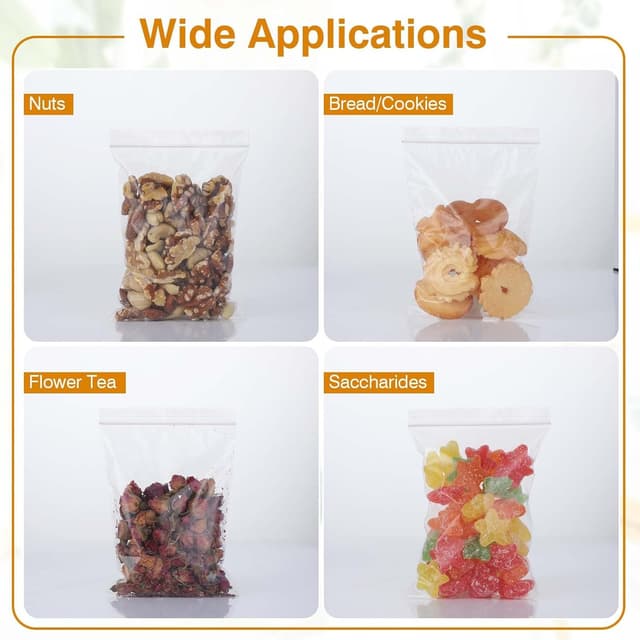 Thumbnail 6 de OTraki 500 Unidades Bolsas Zip 5 tamaños