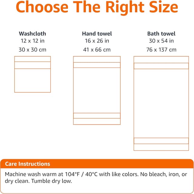 Thumbnail 3 de Amazon Basics Face Towel Set 30 x 30 cm, 12-pack 🧻