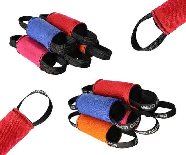 Thumbnail 6 de Dingo Gear Training Mini Walze aus Nylcot (2 Griffe) 15 x 6 cm, rot – Spiel- und Trainingsspielzeug