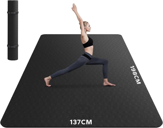 Imagen de HAPBEAR Large Yoga Mat 183×116cm 6mm 🧘♀ en OfertitasTOP
