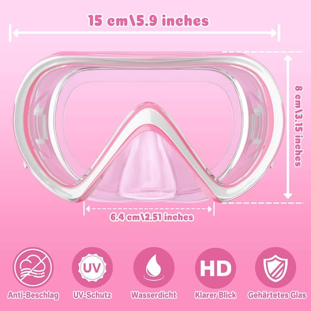 Detalle 2 de COOLOO Kinder-Schwimmbrille 180° Panorama