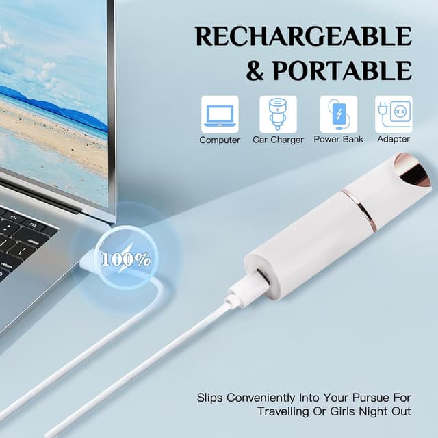 Thumbnail 3 de EDIMENS 2-in-1 Facial Hair Remover for Face & Brows peach fuzz trimming 🍑