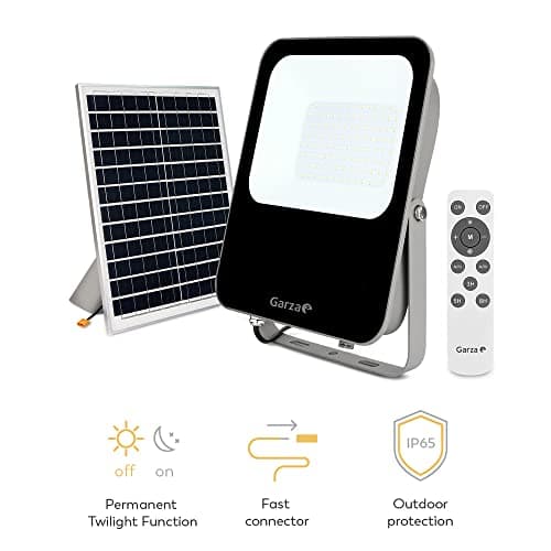 Detalle de Garza Foco Solar LED para exterior, 60 W 24.000 mAh