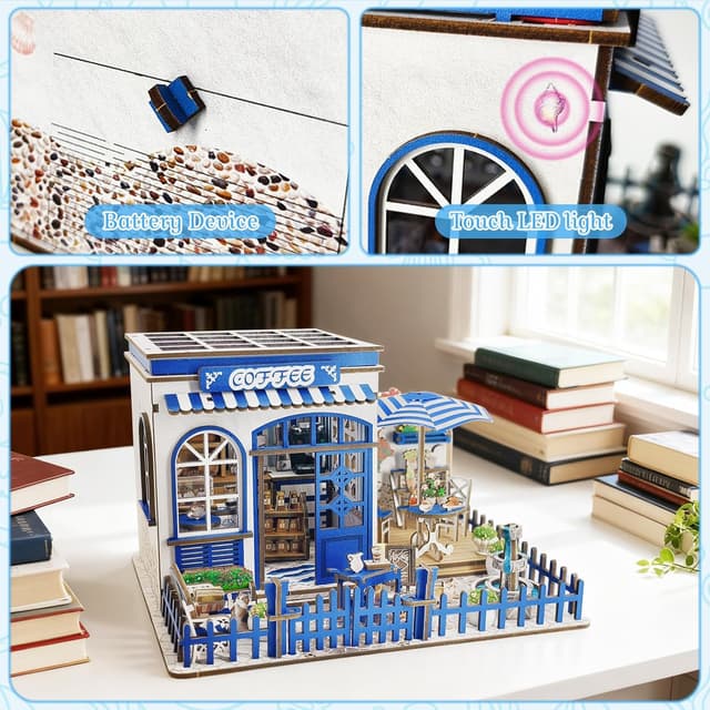 Thumbnail 4 de Kit Book Nook Angolo Libri in Miniatura