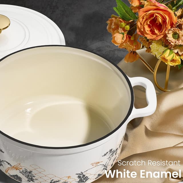 Thumbnail 3 de CAROTE 5QT Cast Iron Dutch Oven 🍲