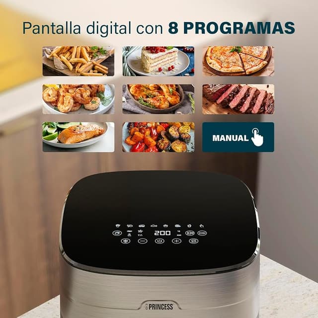 Thumbnail 5 de Princess Dual Heat Airfryer 8L XXL 🍟 Sin BPA ni PFAS