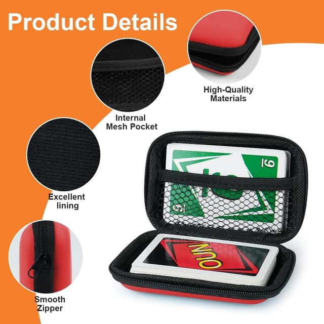 Thumbnail 2 de Aolso Etupour Cartes UNO étui rigide 12x8x4 cm