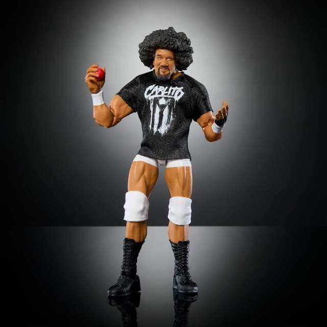 Detalle de Mattel WWE Elite Carlito figurine articulée 15 cm (JCH88) avec mains interchangeables