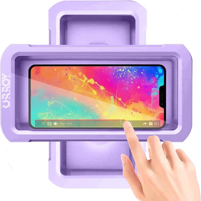 Thumbnail 6 de URROY Waterproof Shower Phone Holder Case with 360° Rotation and Universal Mount