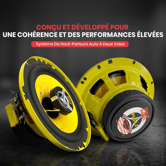 Thumbnail 3 de Pyle 16,5 cm Haut-parleurs voiture 🔊