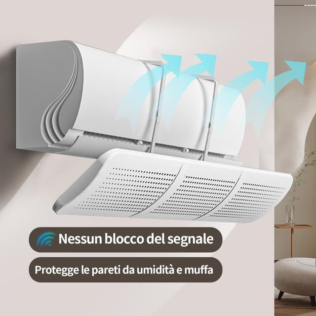 Thumbnail 7 de UEMUSI Deflector de Aire Acondicionado Ajustable