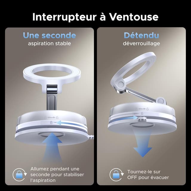 Thumbnail 5 de UGREEN Support Téléphone Voiture MagSafe Aimanté 22N55