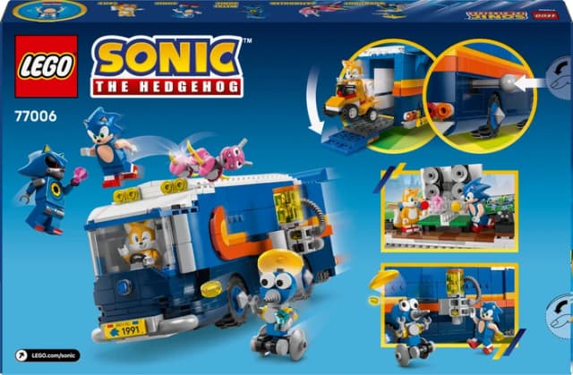 Thumbnail 7 de LEGO Sonic Team Sonics Kommando-Truck 77006 (747 Teile) – Truck-Set für Missionen mit Sonic