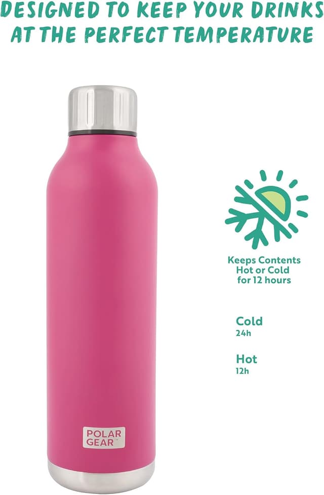 Detalle 1 de Polar Gear Stainless Steel Water Bottle 500ml