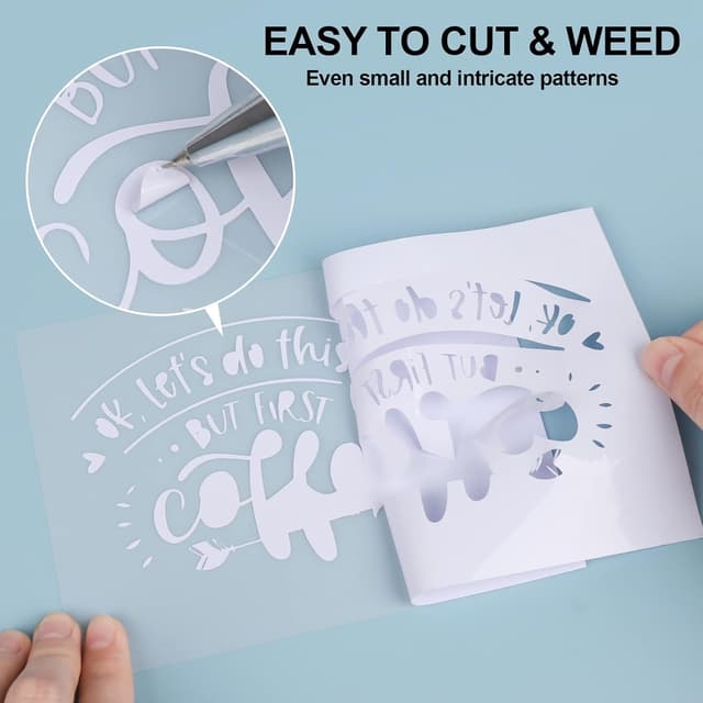 Thumbnail 1 de VINYL FROG White Matte Permanent Self Adhesive Vinyl 12x5ft