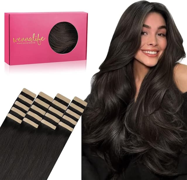 Imagen de WENNALIFE Extension Capelli Veri Biadesivo 20pz en OfertitasTOP