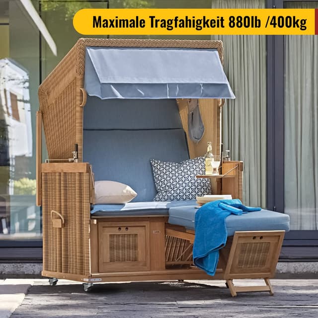 Detalle 2 de 50 mm Möbelrollen mit Sicherheitsbremse – 4er Set Schwerlastrollen (2 gebremst, 2 ohne) mit 400 kg Gesamtkapazität