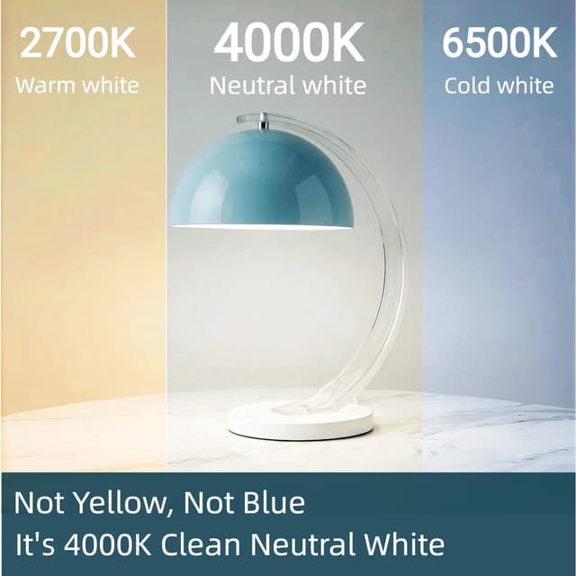 Detalle de Linkind E27 LED Bulbs 7.2W (100W Equivalent) 4000K GLS A60, Non-Dimmable, Pack of 3