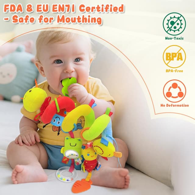 Thumbnail 4 de YELUFT Baby Pram Toys 0-6 Months