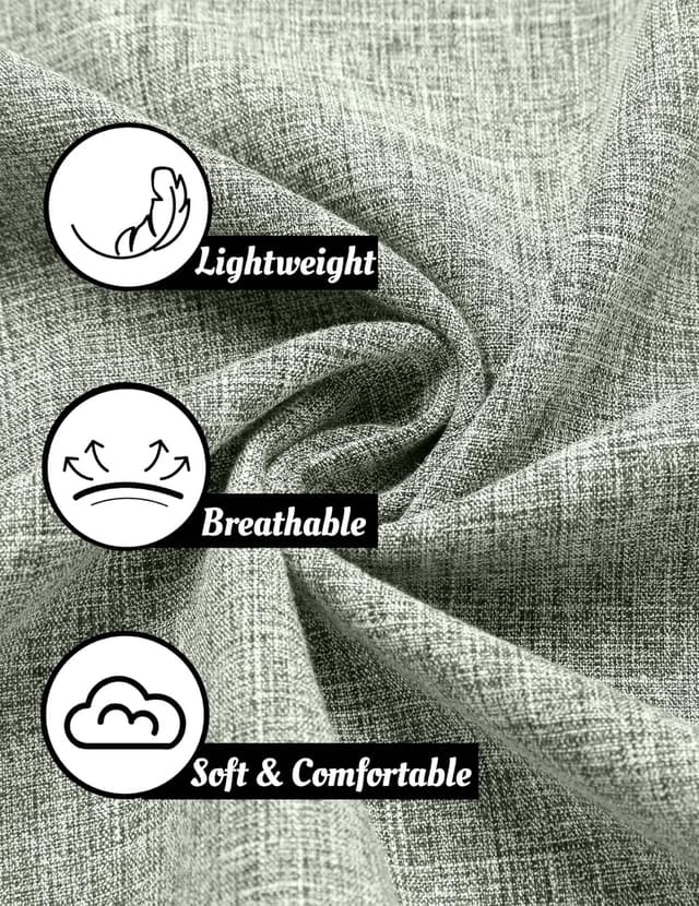 Thumbnail 4 de COOFANDY Men's Linen Short Sleeve Shirt for Summer