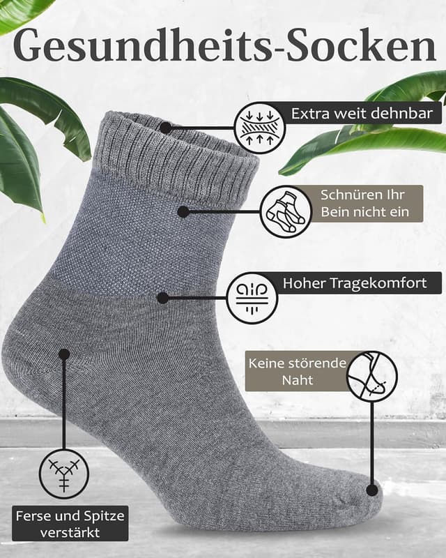 Detalle de Fiera Besa Diabetikersocken 80% Viskose