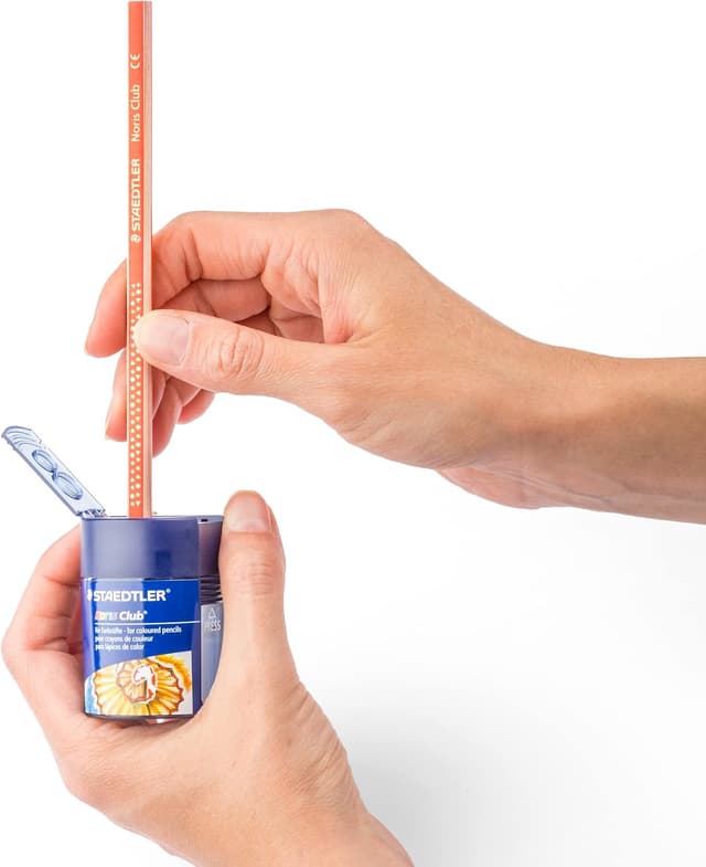 Detalle de STAEDTLER Noris 512002 sacapuntas doble 8,2/10,2 mm