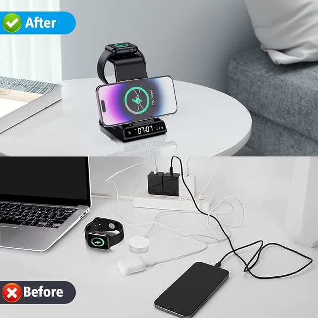 Thumbnail 5 de YiJYi 3-in-1 Watch Charger Stand