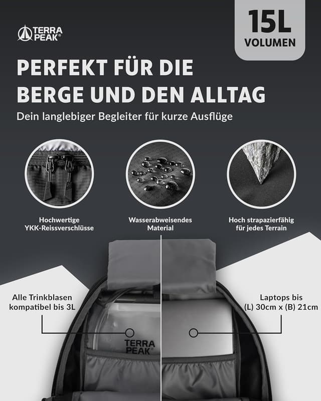 Thumbnail 6 de Terra Peak AREN 15 sac à dos randonnée 15L