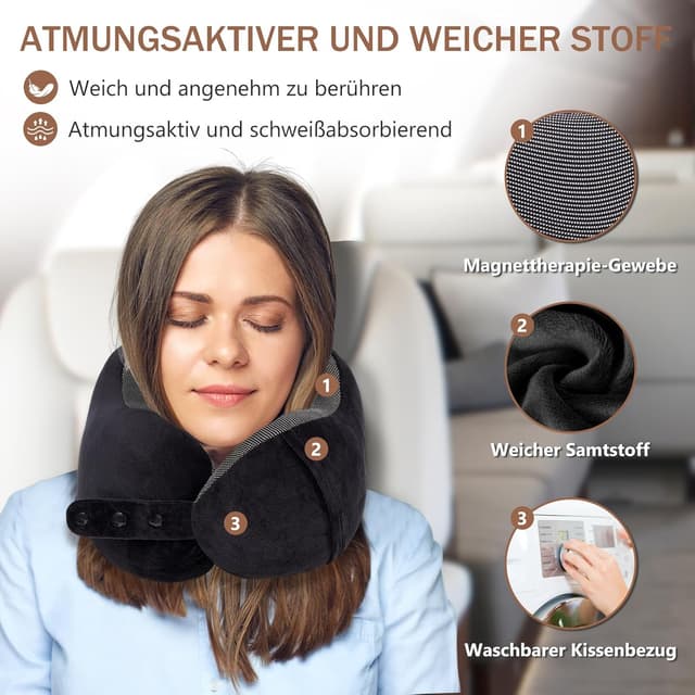 Thumbnail 4 de Jiancrate Nackenkissen Flugzeug đ€