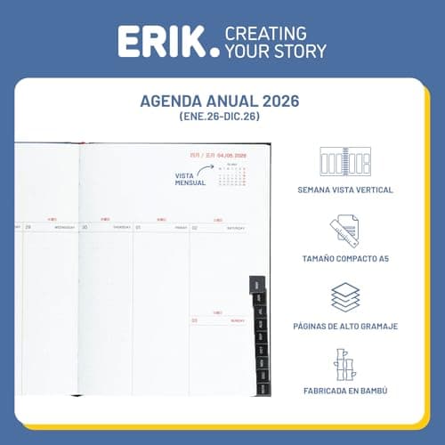 Detalle 2 de Grupo Erik Agenda 2026 A5 📓