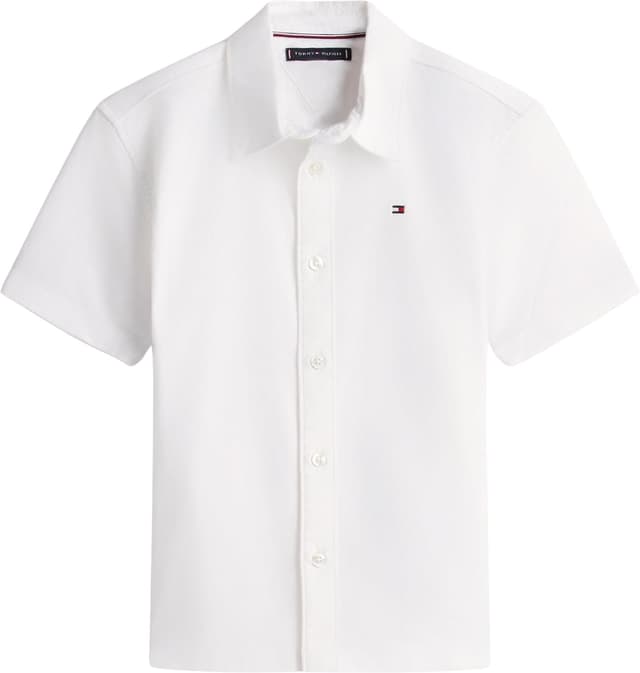 Thumbnail 4 de Tommy Hilfiger Stretch Oxford Shirt SS Kb0kb09554 camicia bambino/ragazzo
