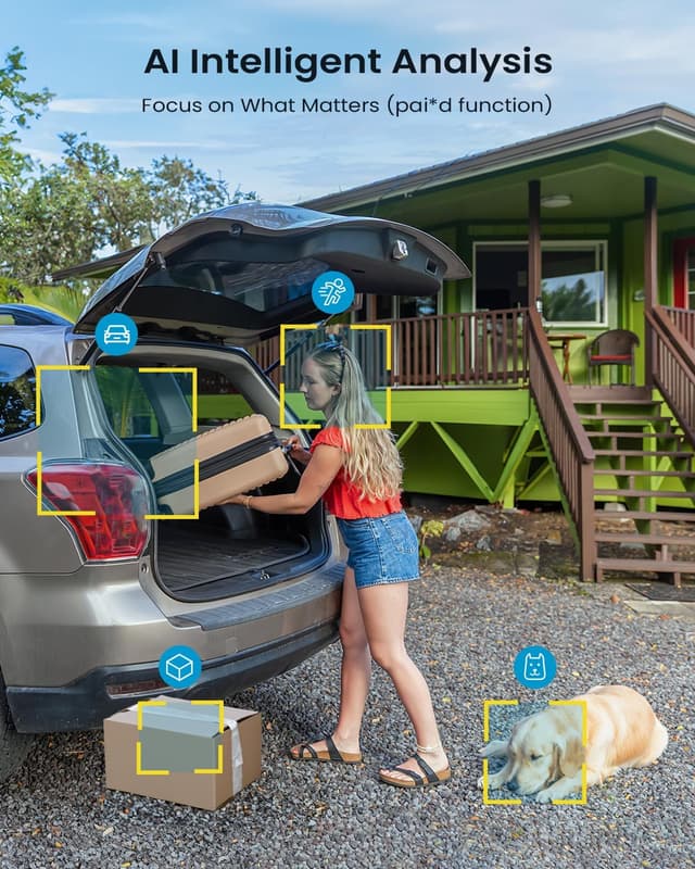 Thumbnail 6 de ieGeek 3MP 360° PTZ Security Camera with Solar Panel