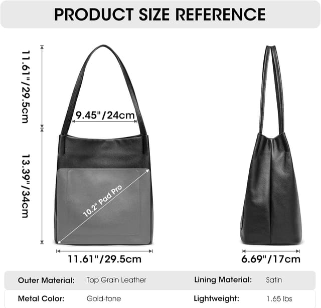 Detalle de Borsa a tracolla in pelle da donna Kattee con chiusura magnetica superiore