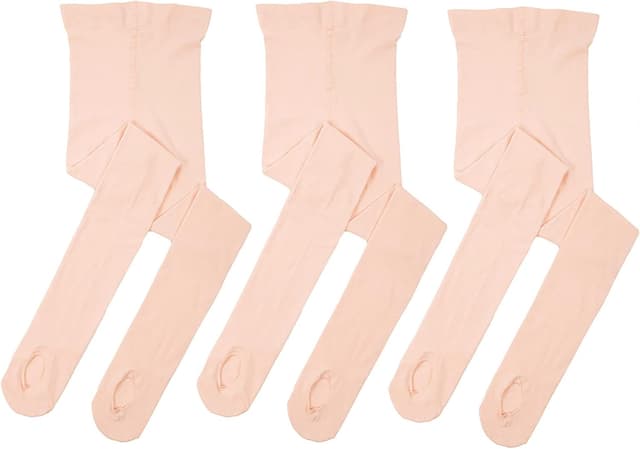 Detalle 2 de MdnMd Girls’ Women’s Ballet Tights (Ultra-Soft, Convertible) — Transition Dance Leggings
