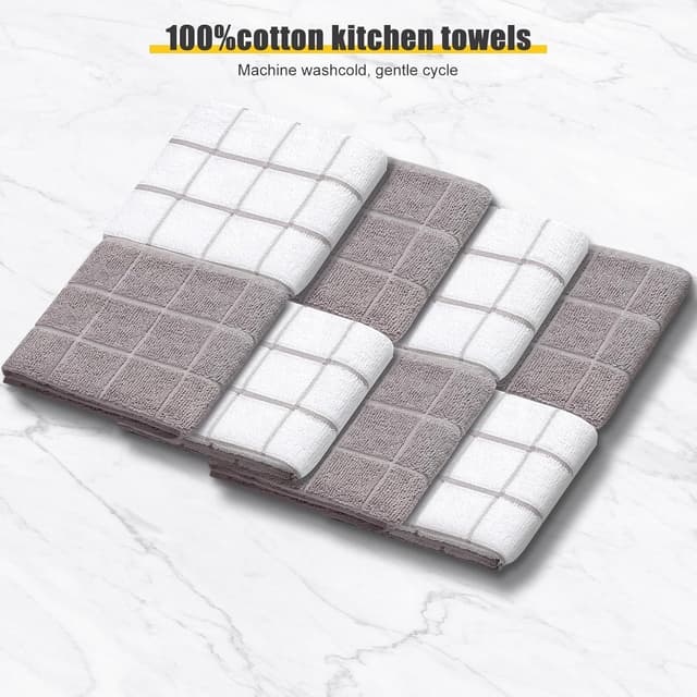 Detalle de Oven Mitts, Pot Holders & Kitchen Towels Set (12PCS) — Heat Resistant to 500°F with Non-Slip Silicone Surface