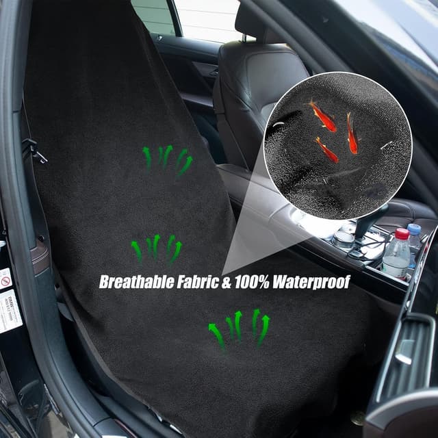 Thumbnail 3 de Einesin 2X Frottee Autositzschoner 74 x 142 cm