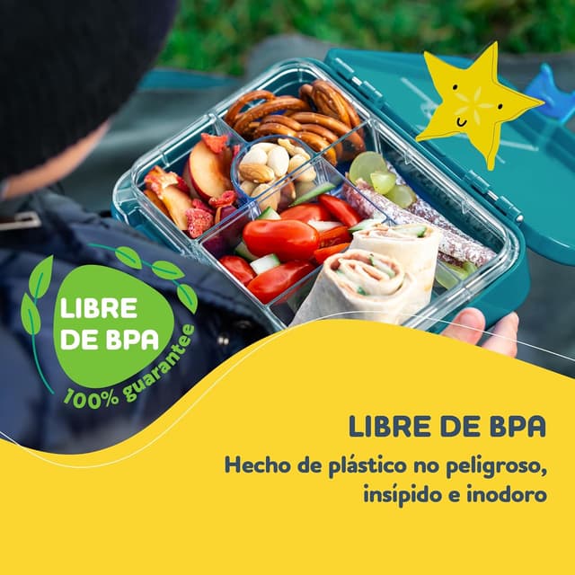 Detalle 2 de Schmatzfatz Fiambrera Infantil con Compartimentos