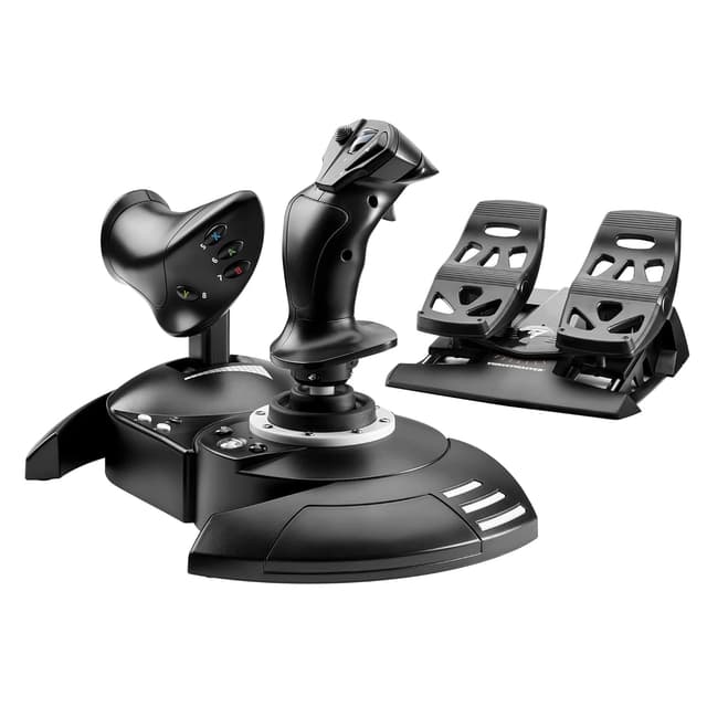 Detalle de Thrustmaster T.Flight Full Kit X – Komplettes Flugsimulator-Set (Joystick, abnehmbarer Schubhebel & Ruderpedale) für Xbox Series X|S & PC