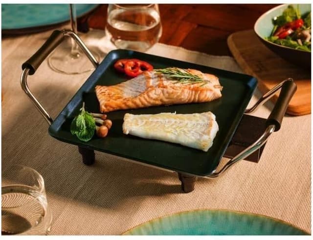 Thumbnail 5 de Bestron Plancha eléctrica para cocinar, antiadherente, 1000W