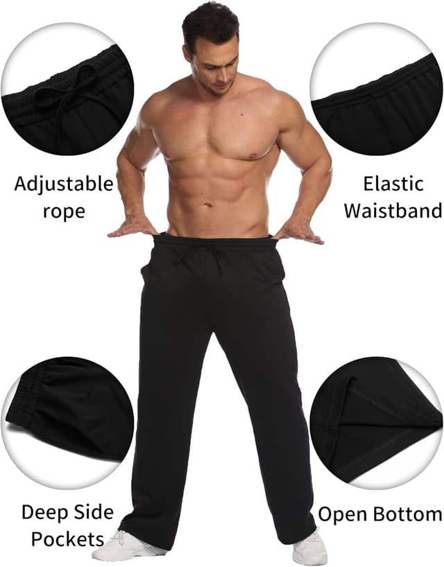 Thumbnail 3 de Deyeek Men's Lightweight Sweatpants