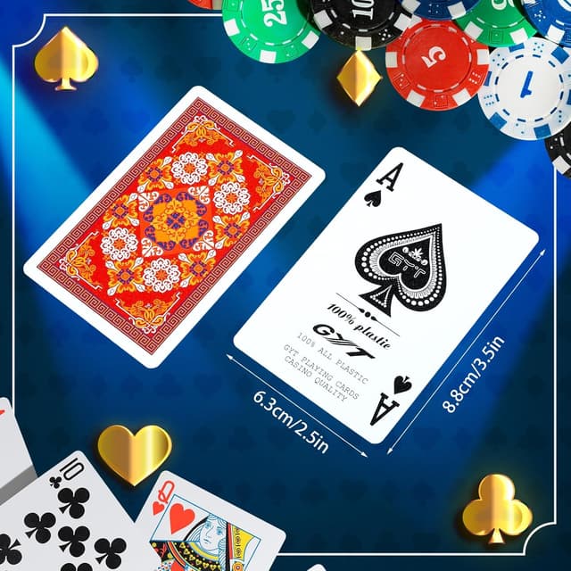 Detalle 2 de Two Decks Poker Cards 88 x 63 mm